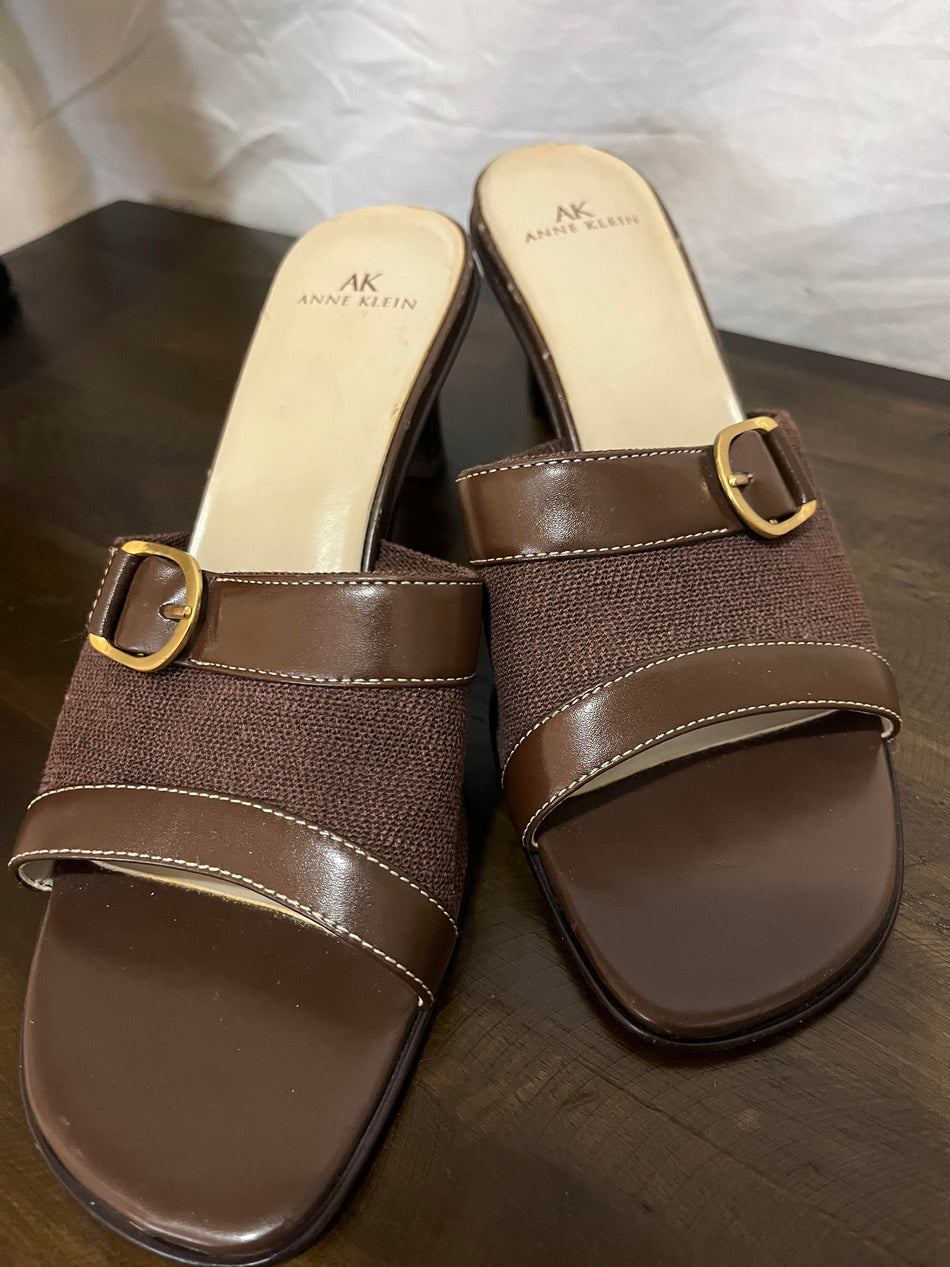 AK-Anne Klein  Size 8M Open Toe Shoes-SaveEZ