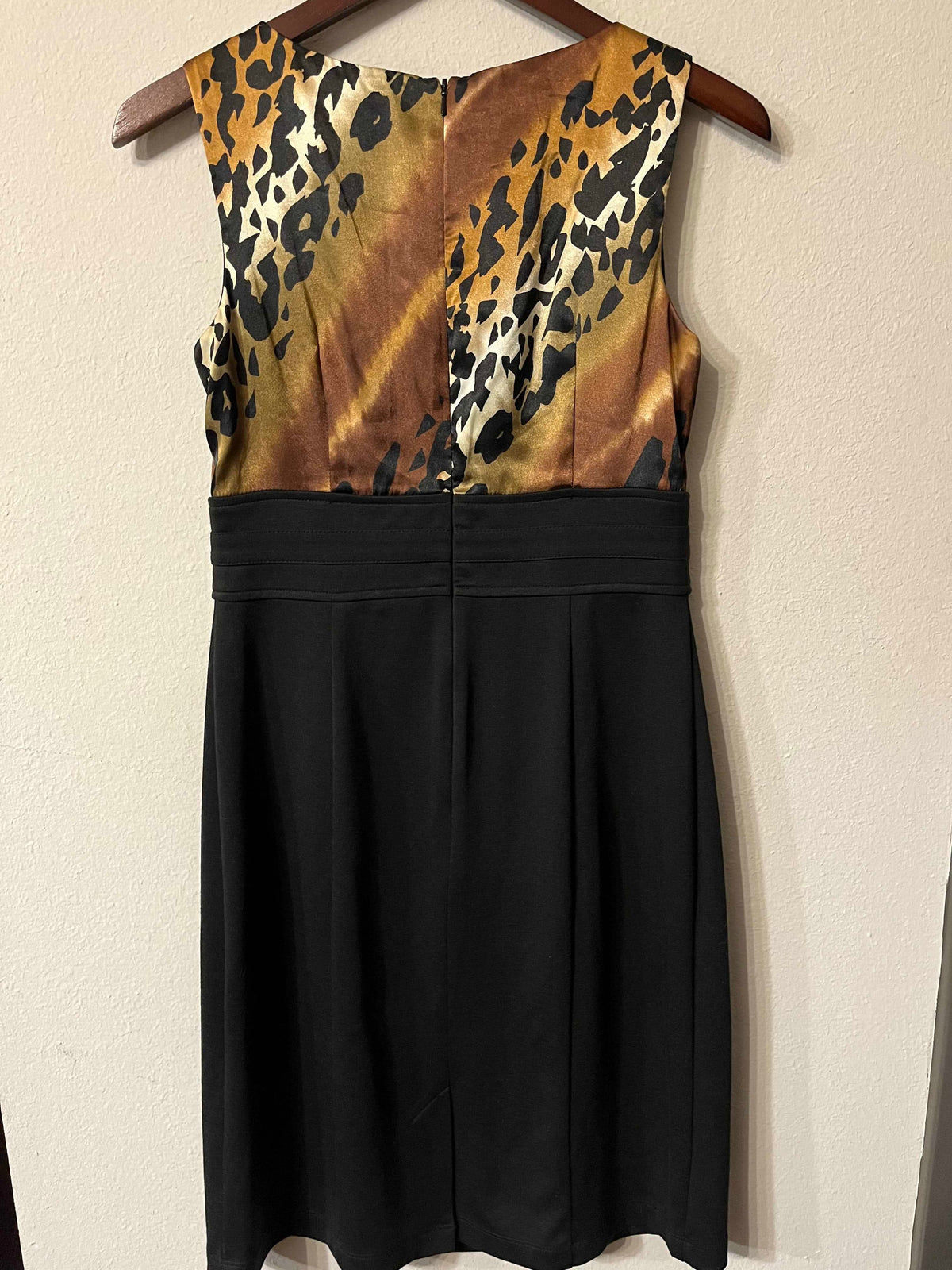 ALYX Dress Black w Lepoard Print-Size 6-SaveEZ