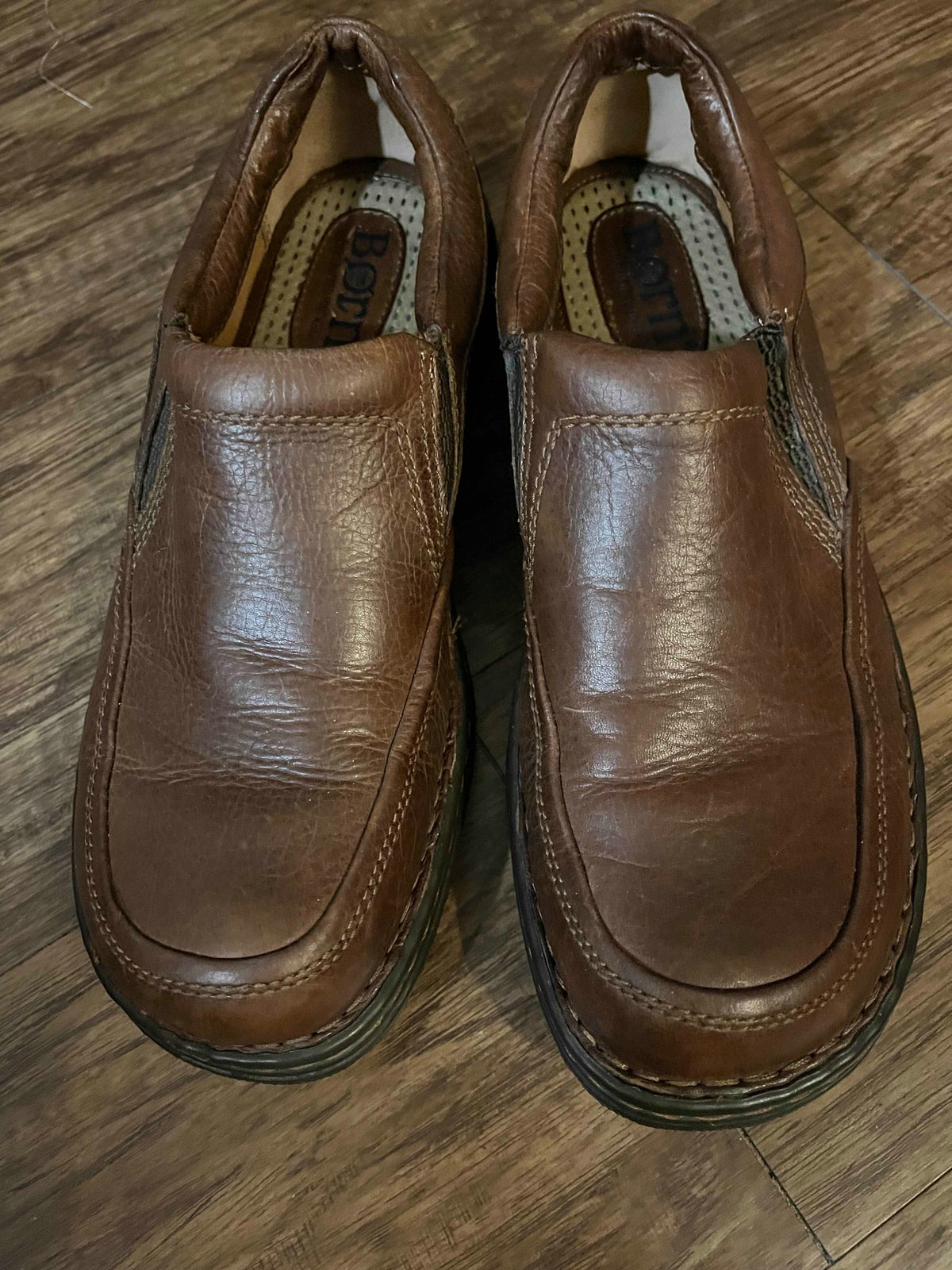 Born- Slip On Brown Leather Shoe. Mens Size 9.5-SaveEZ SaveEz.com