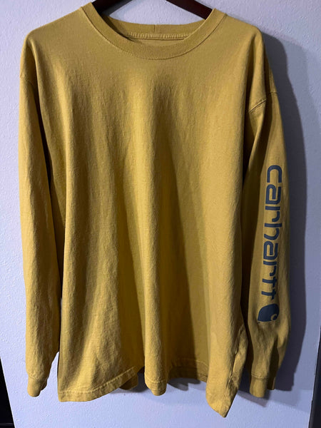 Carhartt Long Sleeve Logo Shirt. Size XL-SaveEZ