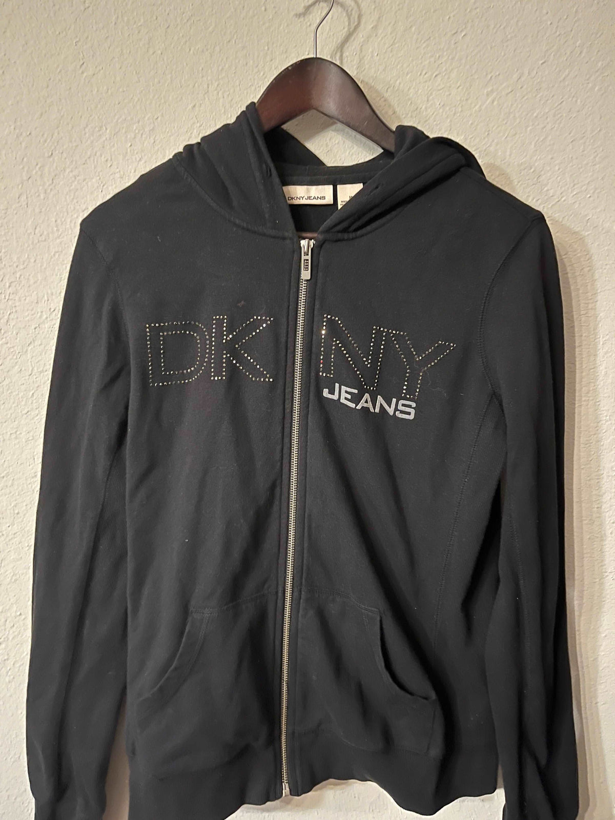 DKNY Women's Zip Hoodie- Size M-SaveEZ