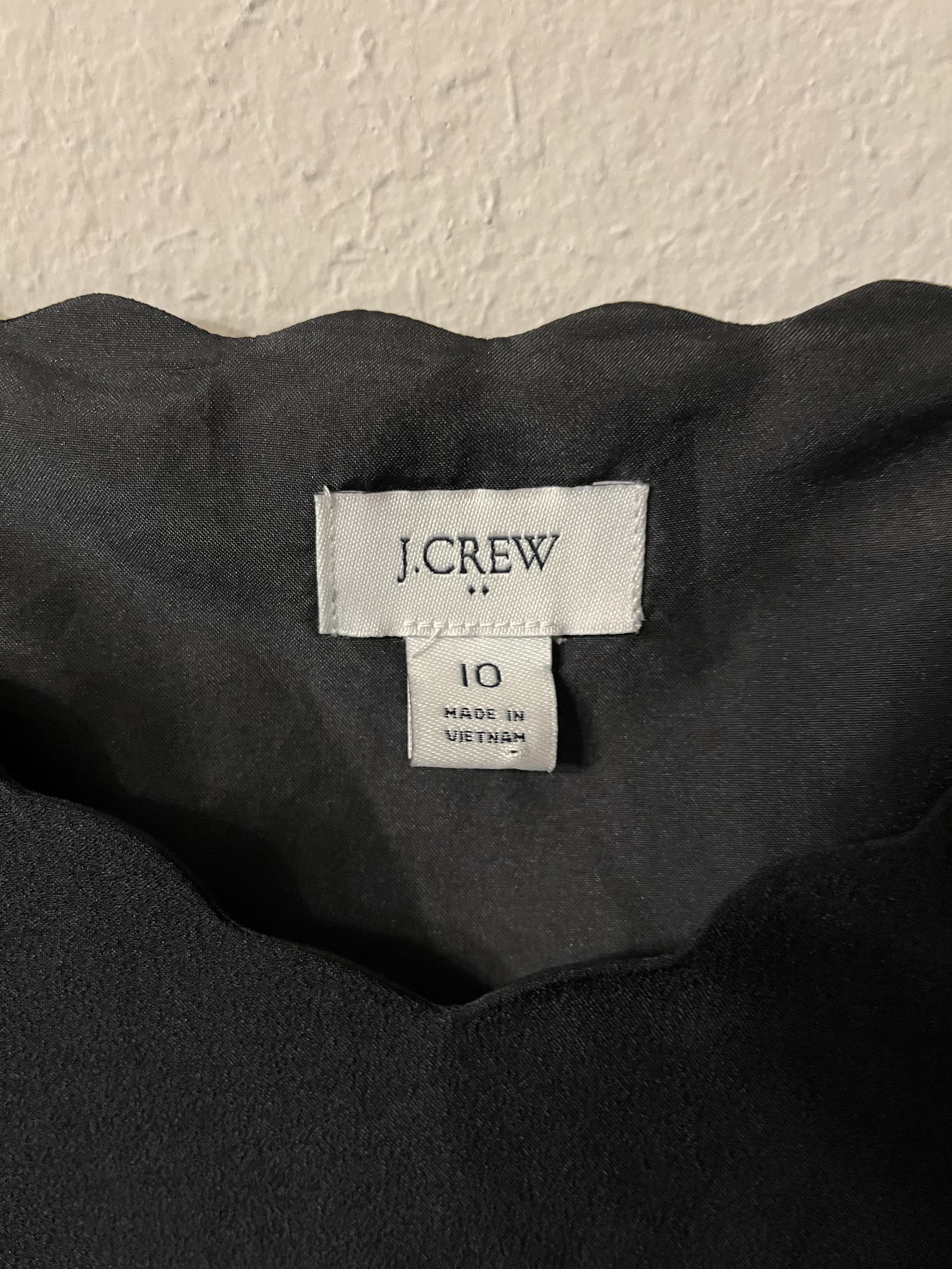 J Crew Halter top Size 10 Black