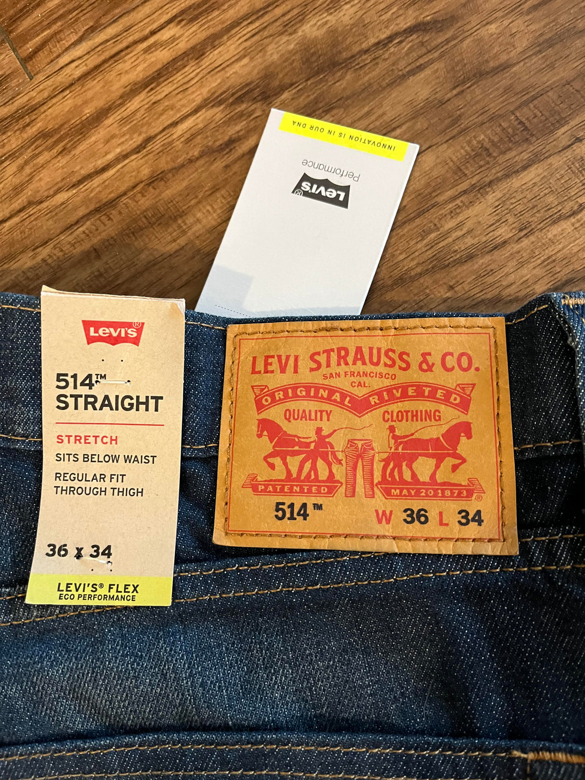 Levi's Mens 514 36X34 Straight-SaveEZ SaveEZ.com