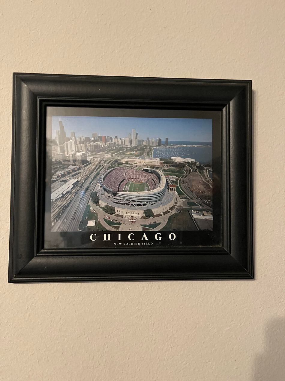 The New Soldier Field -Chicago Hanging  Picture-SaveEZ