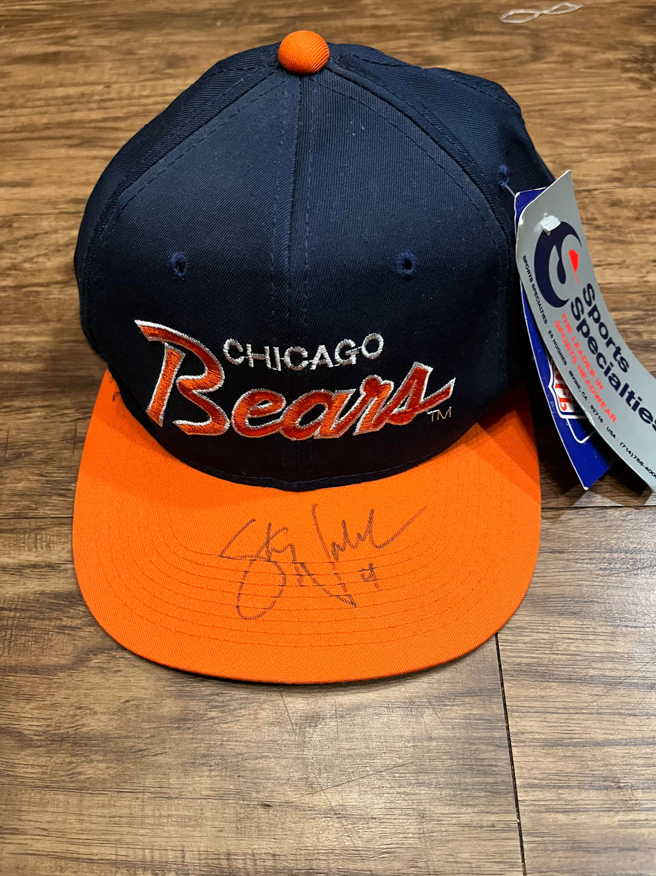 1985 Vintage Chicago Bears Autographed Hat