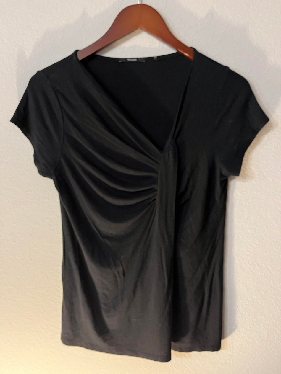 Tahari Womens Size M Black Top. SaveEZ