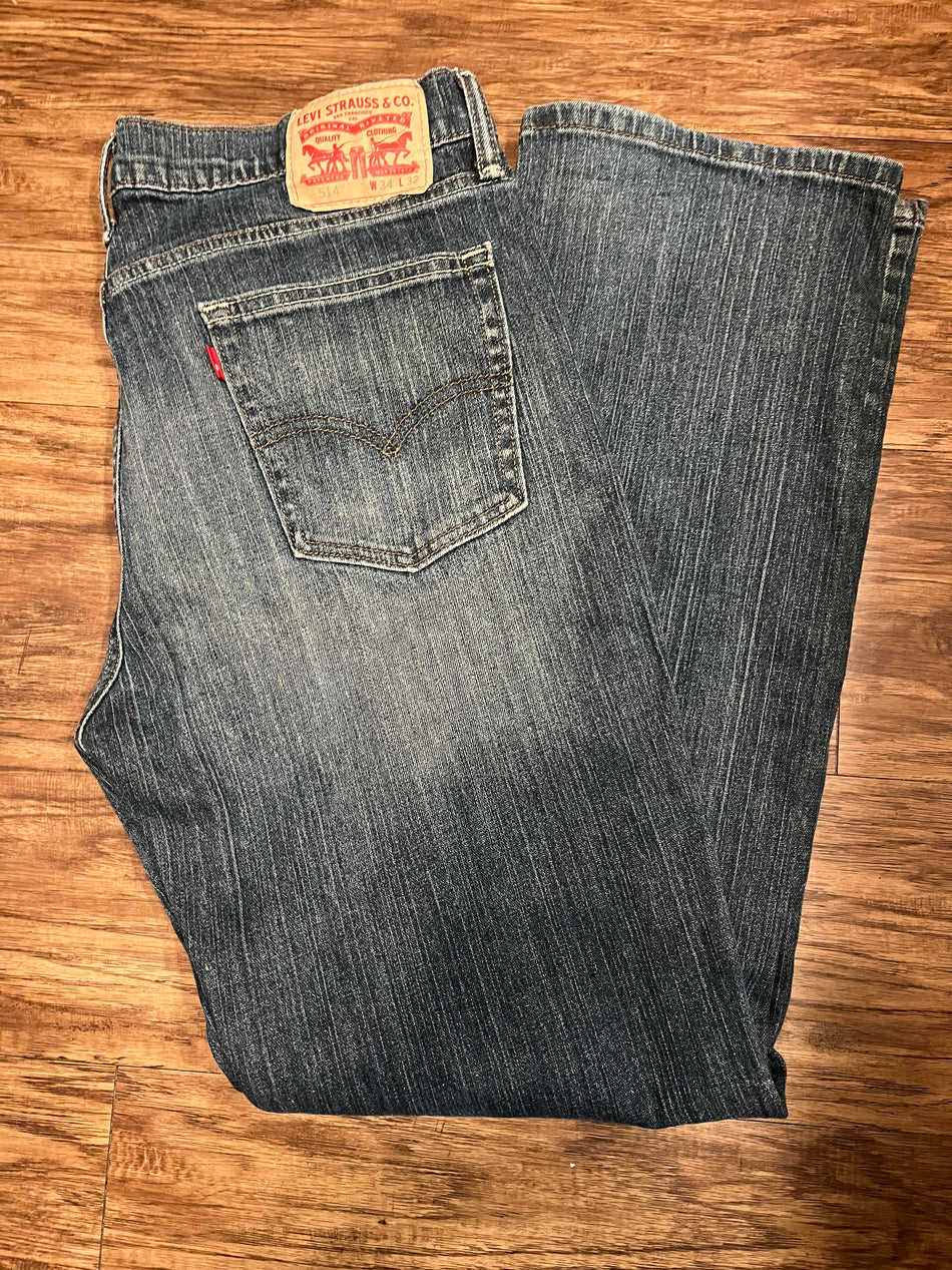 Levi's 514 Mens Size 34X32 Jeans- SaveEZ