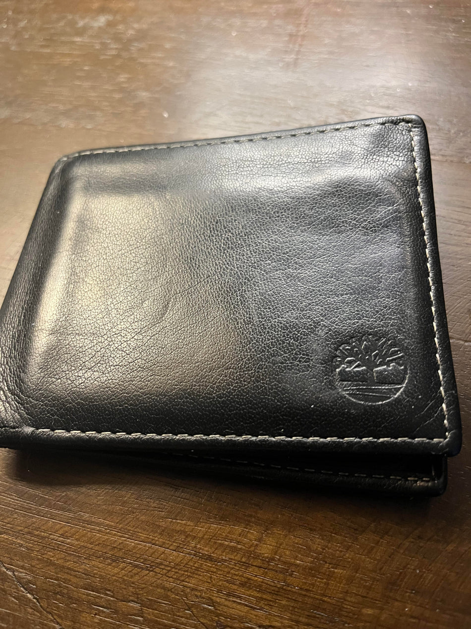 Timberland -Men's Black Leather Wallet