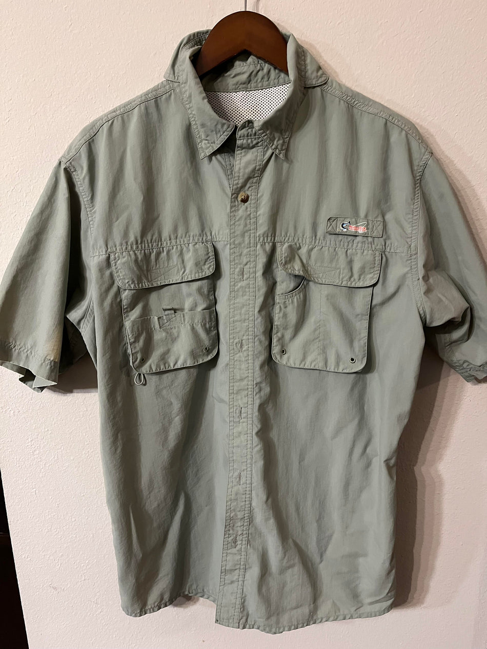 World Wide Sportsman Angler- Short Sleeve Shirt Size L-SaveEZ