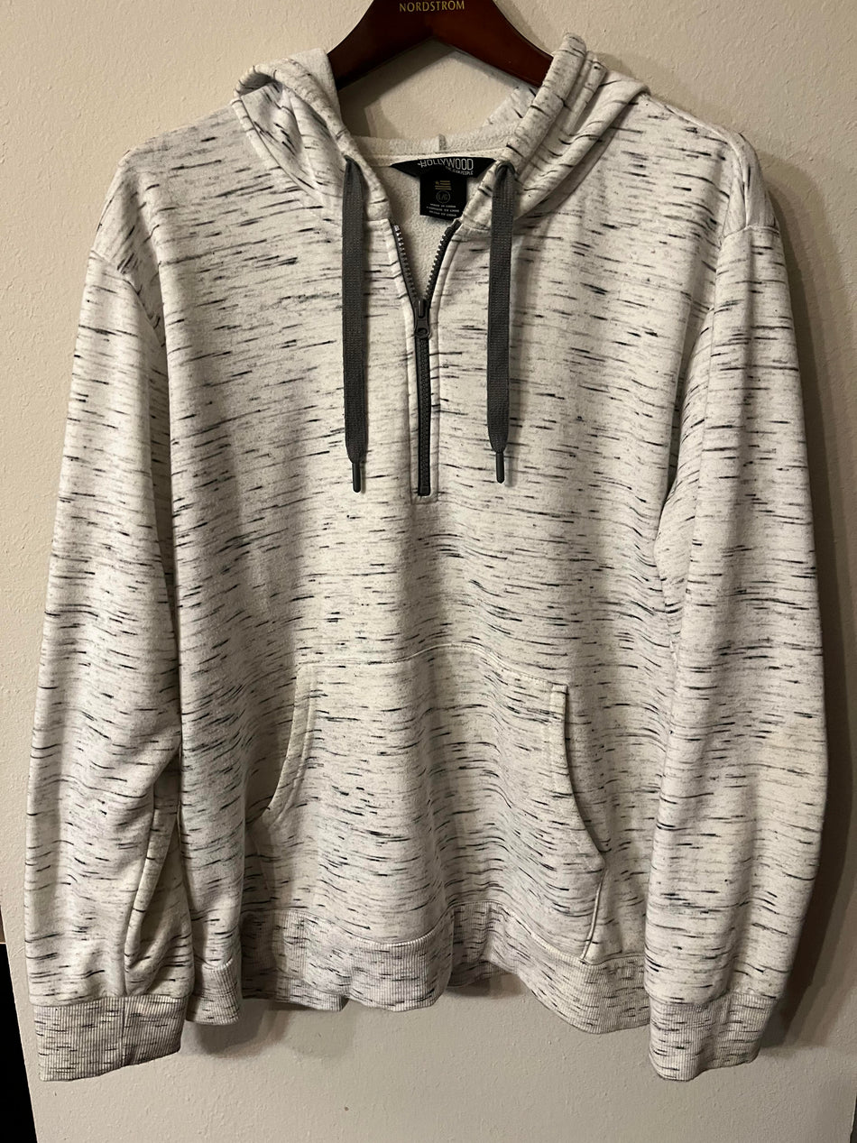 Hollywood- The Jean People Men's 1/4 Zip Hoodie Size L- SaveEZ