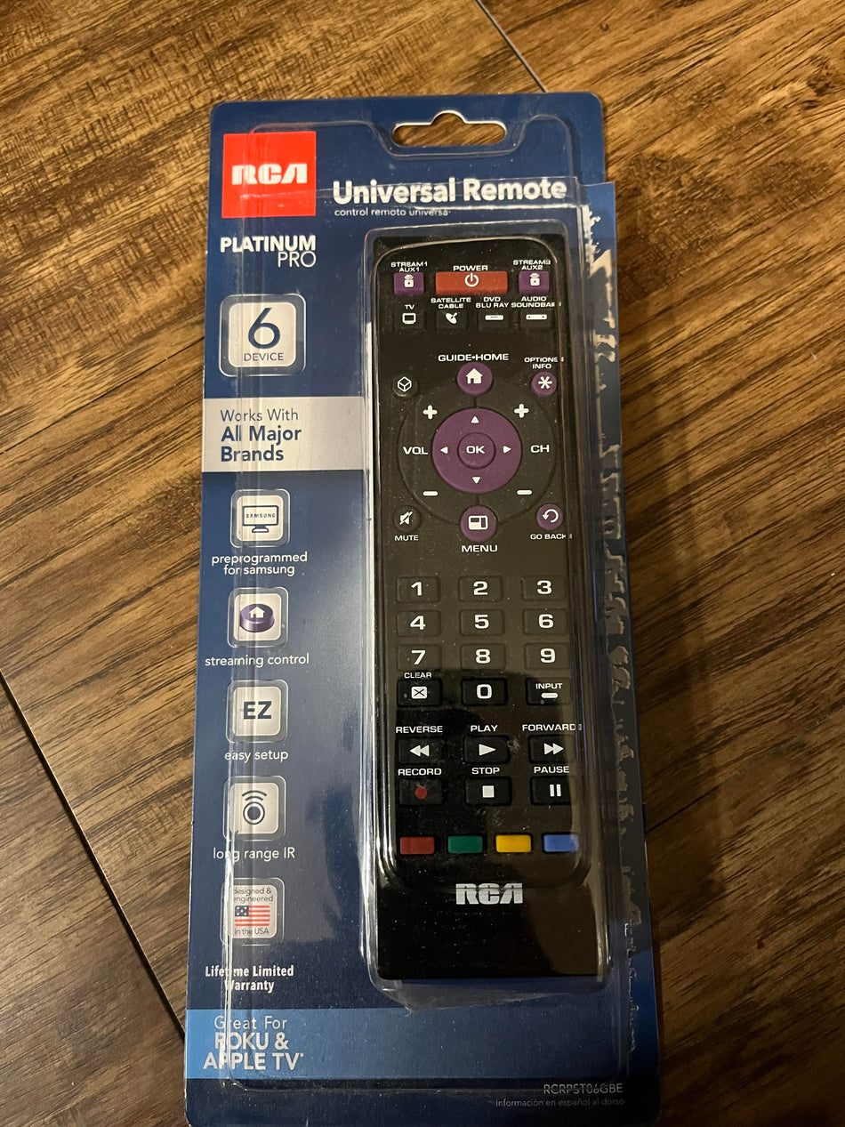 RCA Platinum Pro-Universal Remote-SaveEZ