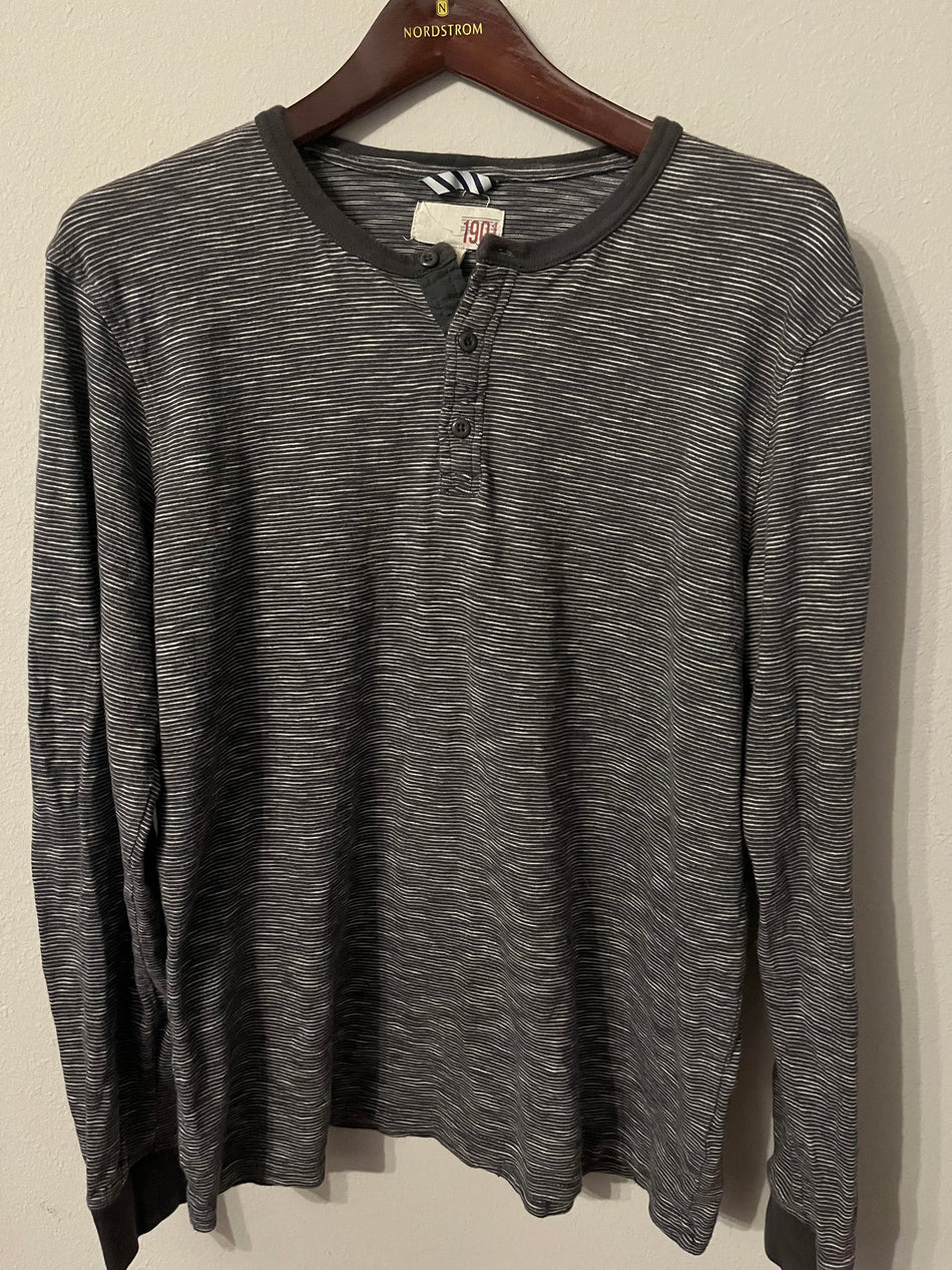 Nordstrom 1901 Henley Long Sleeve T Shirt-SaveEZ