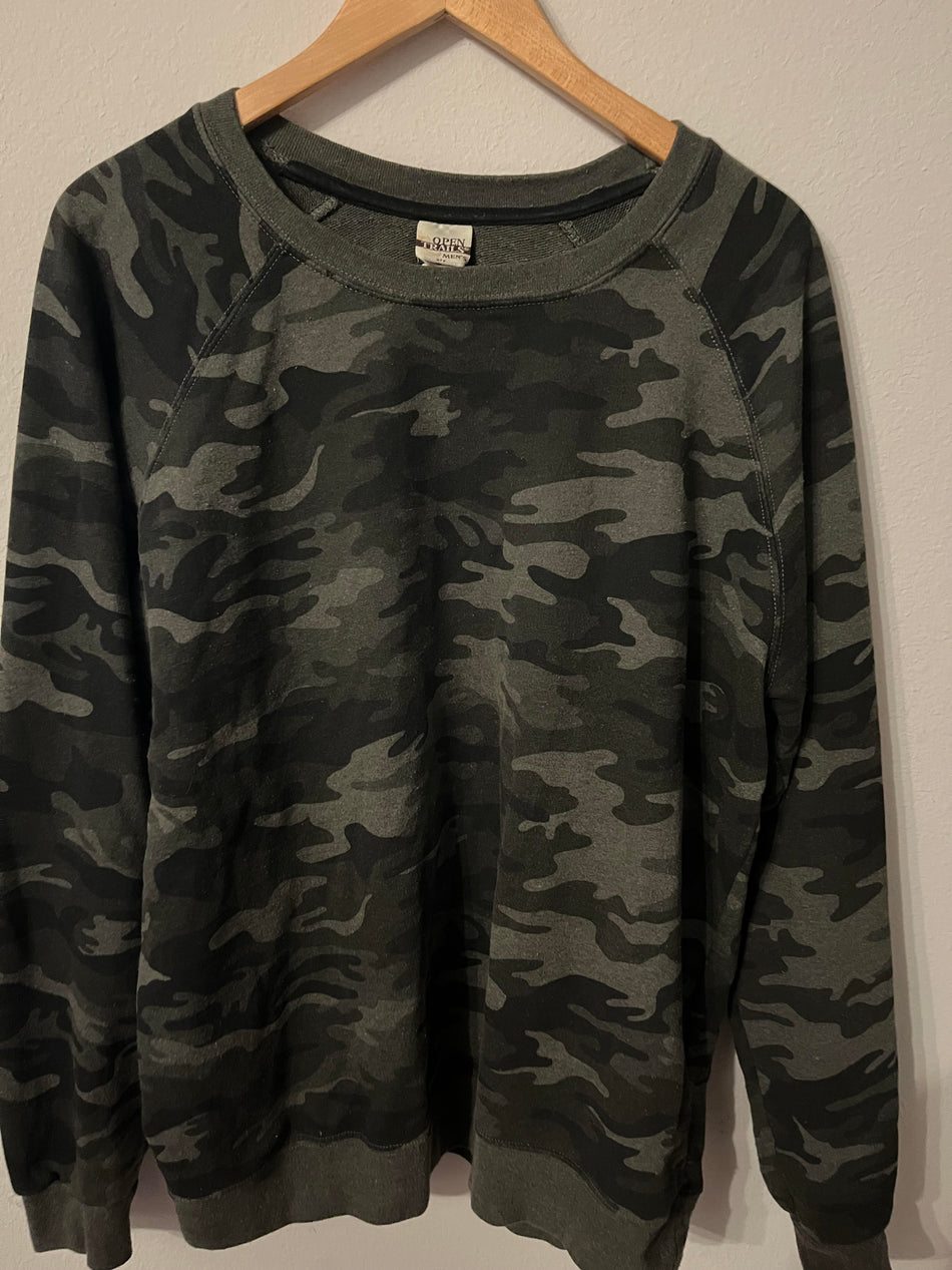 Open Trails Camouflage Sweatshirt Size L- SaveEZ