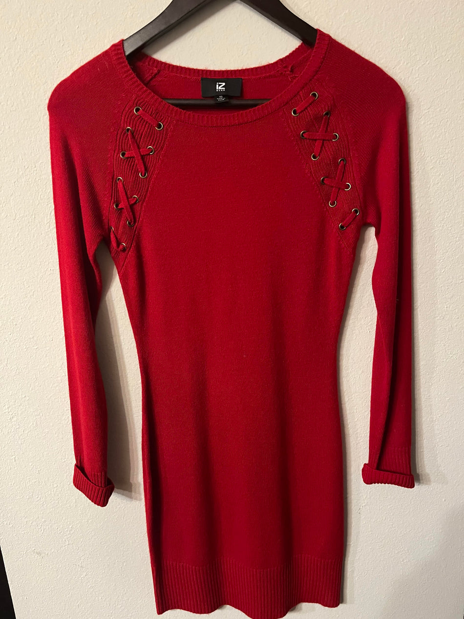 IZ BYER Women's Red Dress Size XS- SaveEZ.